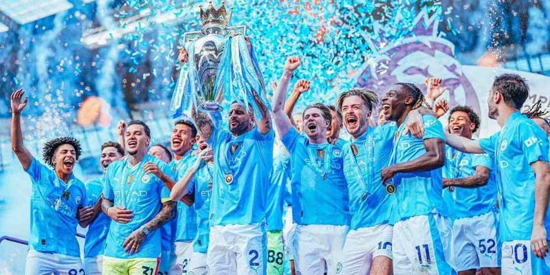 Manchester City đã vô địch Ngoại hạng Anh 4 mùa liên tiếp